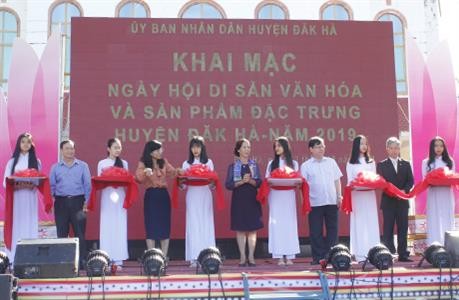 Ngày hội di sản văn hóa và sản phẩm đặc trưng huyện Đăk Hà năm 2019
