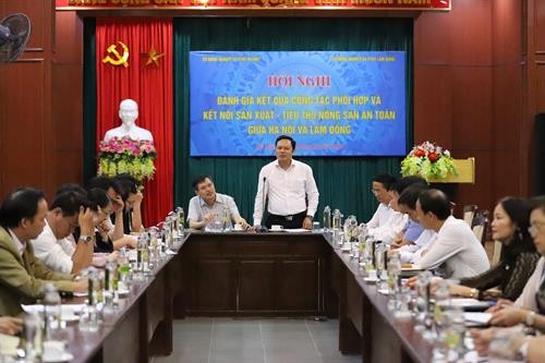 Hà Nội - Lâm Đồng hợp tác phát triển nông nghiệp gắn với sản xuất, tiêu thụ nông sản an toàn