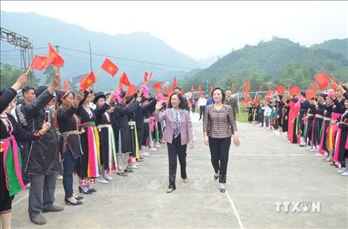 Trưởng ban Dân vận Trung ương dự Ngày hội Đại đoàn kết toàn dân tộc ở Yên Bái