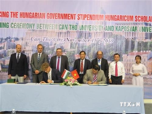 越南芹苴市与匈牙利促进教育领域中的合作