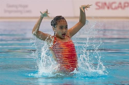 Bơi nghệ thuật Việt Nam giành 4 huy chương tại Singapore