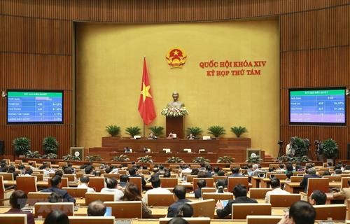 越南第十四届国会第八次会议今天进入最后一天的议程