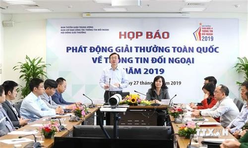 2019年越南对外新闻奖新闻发布会在河内举行