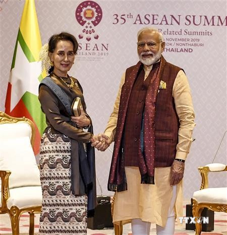 第35届东盟峰会：印度与缅甸讨论深化双方关系措施