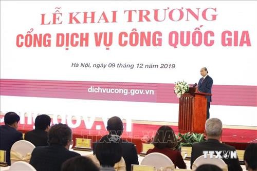 Thủ tướng Nguyễn Xuân Phúc dự Lễ khai trương Cổng Dịch vụ công quốc gia