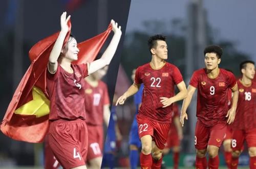 第30届东南亚运动会：政府总理对越南U22男、女子足球队成功晋级半决赛表示祝贺