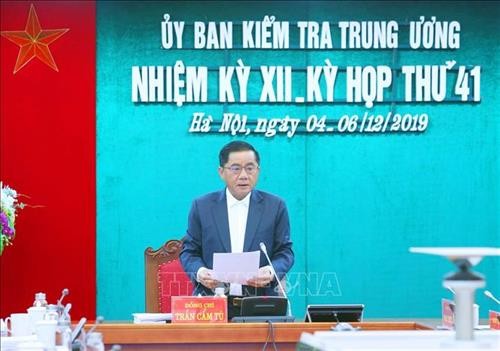 Kỳ họp 41 của Ủy ban Kiểm tra Trung ương: Kiểm tra khi có dấu hiệu vi phạm đối với Ban Thường vụ Đảng ủy Tổng Công ty Thép Việt Nam