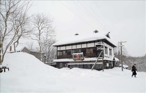 Ngắm ngôi làng Lịch sử Hokkaido (Nhật Bản) trong tuyết trắng