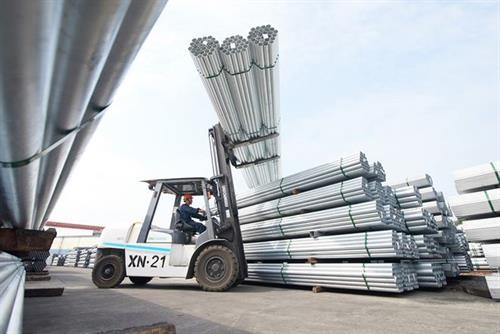 越南和发集团首次对印度出口近1000吨镀锌钢管