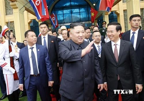 美朝领导人会晤：国际媒体密集报道朝鲜最高领导人访越消息