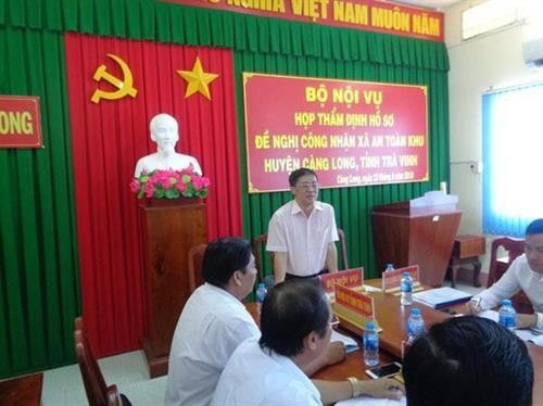 Công nhận 5 xã An toàn khu tại tỉnh Trà Vinh