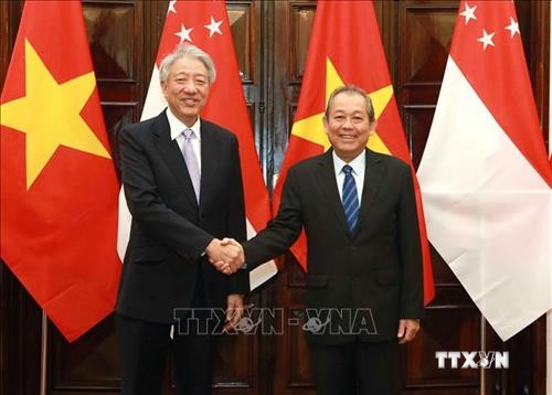 进一步促进越南与新加坡战略伙伴关系