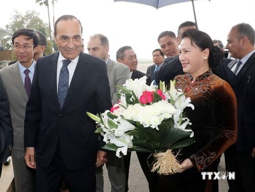 越南国会主席阮氏金银开始对摩洛哥王国进行正式访问