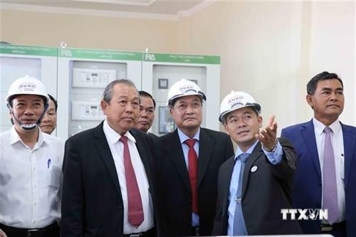 Phó Thủ tướng Trương Hòa Bình dự Lễ khánh thành cụm nhà máy điện mặt trời tại Đắk Lắk