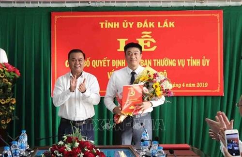 Tỉnh ủy Đắk Lắk chỉ định vị trí Bí thư Thành ủy Buôn Ma Thuột