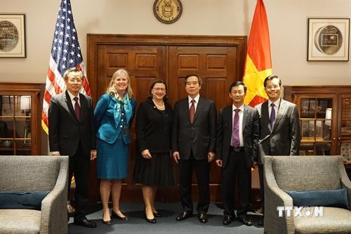 越南共产党高级代表团对美国进行工作访问