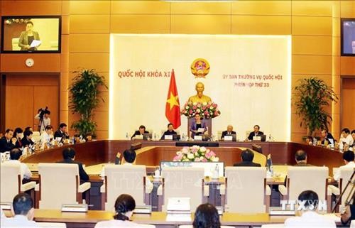 越南第十四届国会常委会第33次会议开幕
