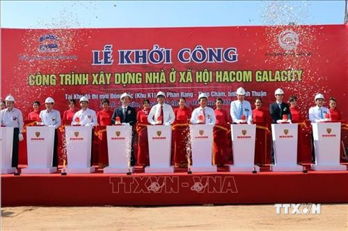 Ninh Thuận khởi công xây dựng nhà ở xã hội cho người thu nhập thấp