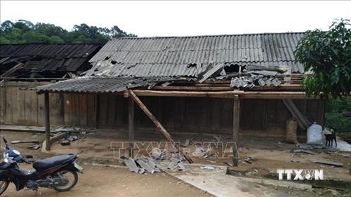 Lốc xoáy gây nhiều thiệt hại tại huyện Kỳ Sơn