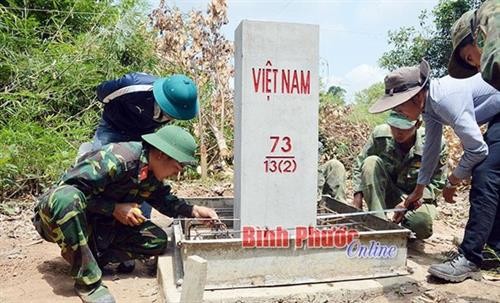 平福省完成越柬陆地边界勘界立碑工作
