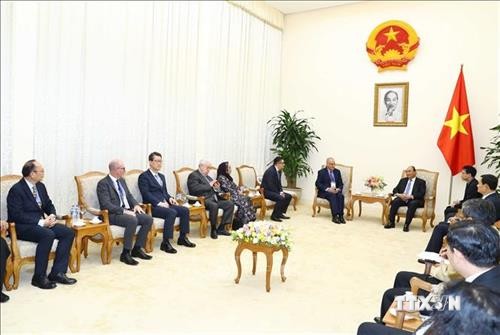 Thủ tướng Nguyễn Xuân Phúc tiếp Đoàn các hãng thông tấn tham dự Hội nghị Ban Chấp hành OANA lần thứ 44
