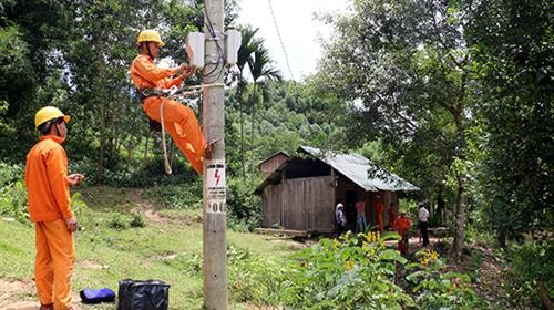 Lưới điện quốc gia về vùng căn cứ địa cách mạng Trà Đông ở tỉnh Quảng Nam