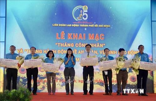 Thành phố Hồ Chí Minh: Khai mạc tháng công nhân và tháng hành động về an toàn, vệ sinh lao động