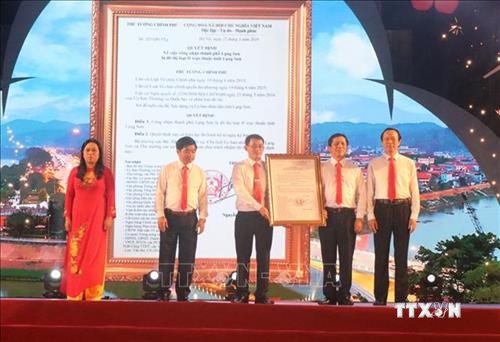 Thành phố Lạng Sơn được công nhận là đô thị loại 2