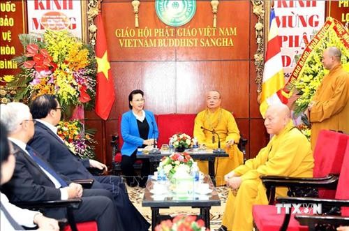 阮氏金银主席：越南佛教协会已成功举办2019年联合国卫塞节