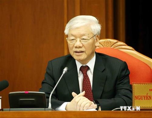 越共十二届中央委员会第十次会议闭幕