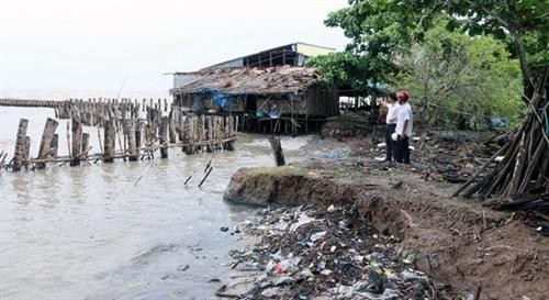Tình trạng sạt lở bờ sông, xói lở bờ biển ở Kiên Giang diễn biến phức tạp