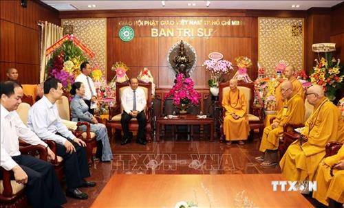 Phó Thủ tướng Thường trực Chính phủ Trương Hoà Bình chúc mừng Đại lễ Phật đản tại Thành phố Hồ Chí Minh