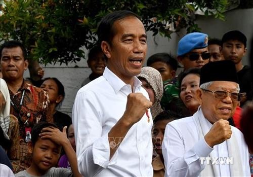 越南领导人向印度尼西亚总统和副总统致贺电