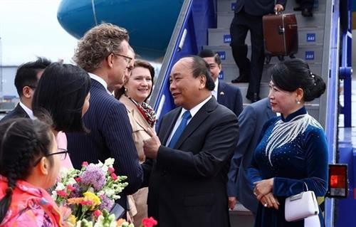 越南政府总理阮春福开始对瑞典王国进行正式访问