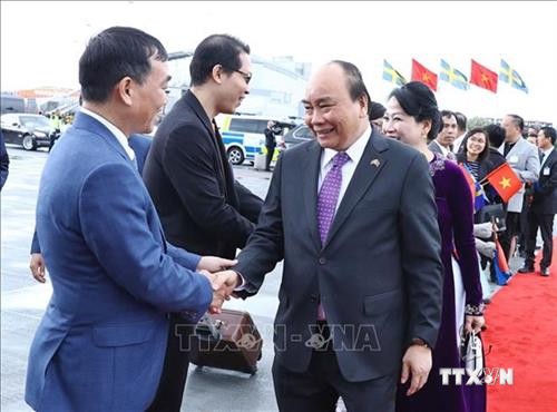 越南政府总理阮春福圆满结束对瑞典的正式访问