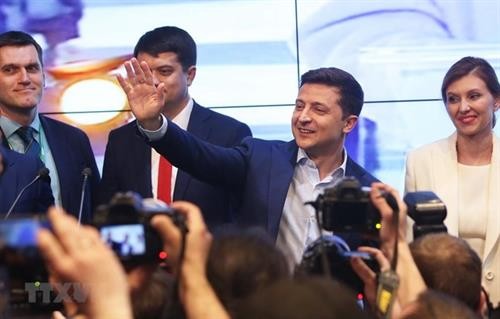 阮富仲向乌克兰当选总统弗拉基米尔·泽伦斯基致贺电