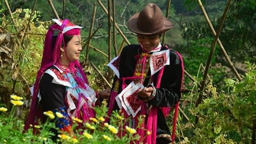 越南青衣瑶族的婚俗