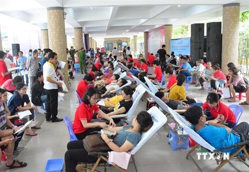 岘港市在开展无偿献血活动中发挥领头羊作用