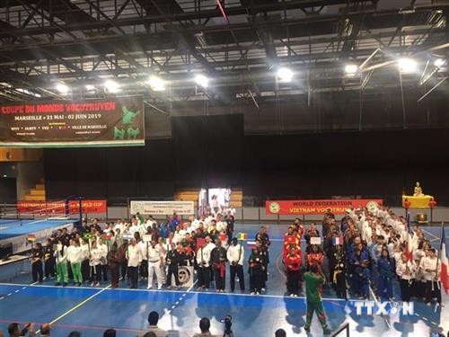 2019年越南传统武术世界锦标赛首次在法国举行