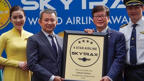 越航连续第四年荣获四星级航空公司认证