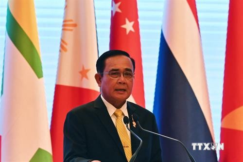 泰国总理巴育·占奥差就第34届东盟峰会所取得结果举行新闻发布会