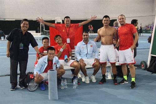 越南队夺得戴维斯杯男子网球团体赛亚太区第三组冠军