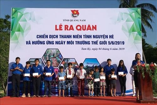 Quảng Nam ra quân chiến dịch thanh niên tình nguyện hè hướng tới những vùng khó khăn