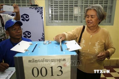 柬埔寨国家委员会公布地方选举结果