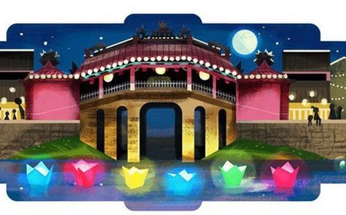越南广南省会安市的灯笼节“点亮”谷歌主页
