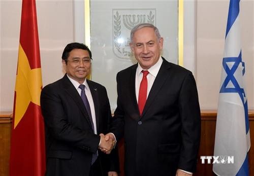 越共中央组织部部长范明正对以色列进行工作访问
