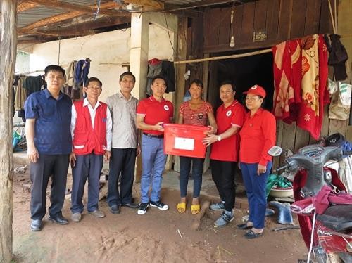 越南红十字会向西原和南部地区灾民提供救灾援助