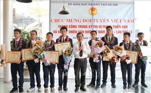 第13届国际天文学和天体物理学奥林匹克竞赛：越南学生共获7枚奖牌