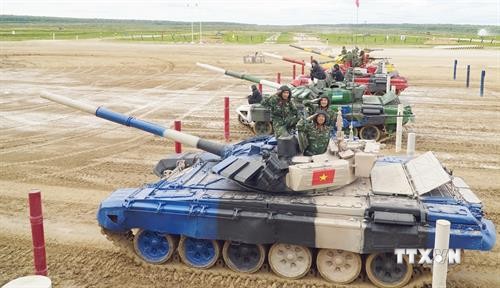 2019年俄罗斯国际军事比赛：越南坦克队赢得小组第二名