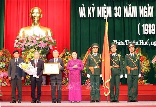 Chủ tịch Quốc hội Nguyễn Thị Kim Ngân dự Lễ Kỷ niệm 30 năm Ngày tái lập tỉnh Thừa Thiên Huế